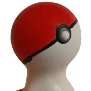CONDOMERIE - PRESERVATIVI NOVITÃ DIPINTI A MANO POKEBALL ROSSO-BIANCO
